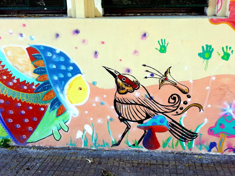 DickieRandrup's tweet image. #Graffiti de hoy: &amp;lt;&amp;lt; La niña y el colibrí &amp;gt;&amp;gt; calles 68y116 #LaPlata #Argentina #StreetArt #UrbanArt #ArteUrbano
