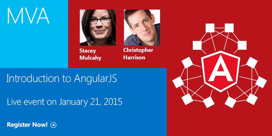 VisualStudio's tweet image. #AngularJS – learn the best of the platform from the best in the business! 1/21 spr.ly/6019xzUV #CodingFun