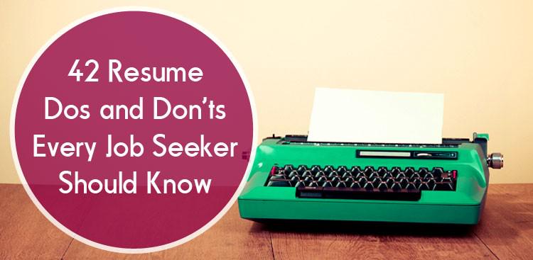 TheMuse's tweet photo. You're welcome: We've got 42 resume do's and don'ts every job seeker should know. http://t.co/RG8aIA8H9u http://t.co/SuKJIZNOUt