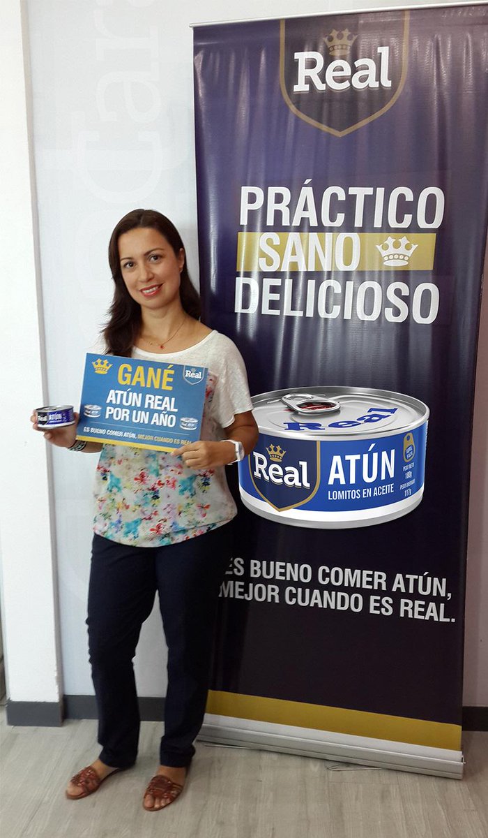 ecuavisa's tweet photo. Fátima Muñoz es la ganadora de la semana de #AtrapaTuLataReal y ganadora de AtúnReal por 1 año. http://t.co/cwrrmnE8rZ