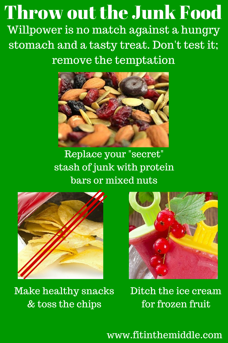 fitinthemiddle's tweet photo. Don’t battle junk #food cravings at home. Throw them out w/ the trash. http://t.co/UFFdFhjMGk http://t.co/JSAAA67SPi