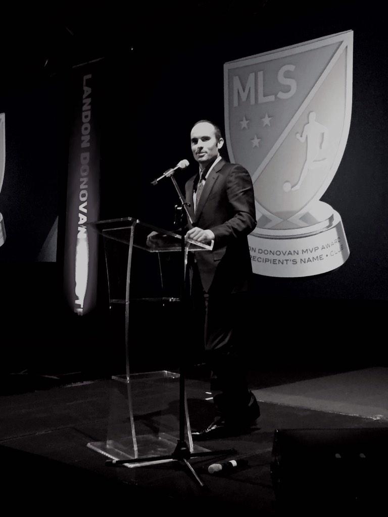 NEWS: The MLS MVP award will now be named the Landon Donovan MVP Award.