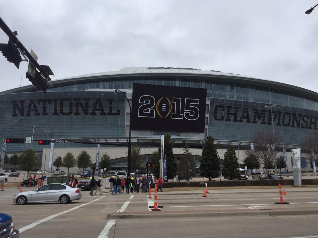 Audiencetech's tweet photo. Working the Championship Game! http://t.co/aTAMAXlafe