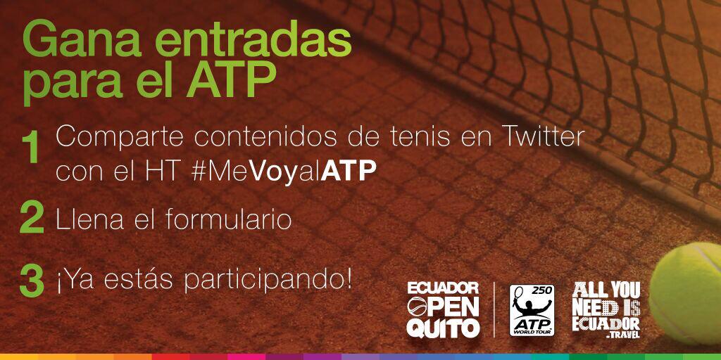 sandynaranjo's tweet photo. ¿Quieres ir al ATP?
¡Tuitea sobre tenis con el HT #MeVoyAlATP y participa por entradas! > http://t.co/kfe6cUFVzi http://t.co/Lr2VsZUhhs