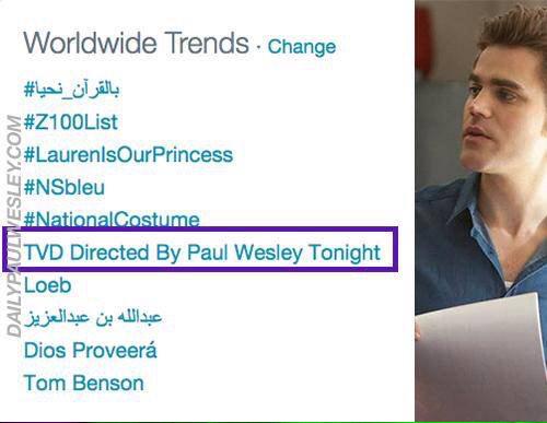 SamHoran17's tweet image. @paulwesley TVD Directed By Paul Wesley Tonight is trending worldwide 😊 #TVD #Kainapped #DirectorPaulWesley
