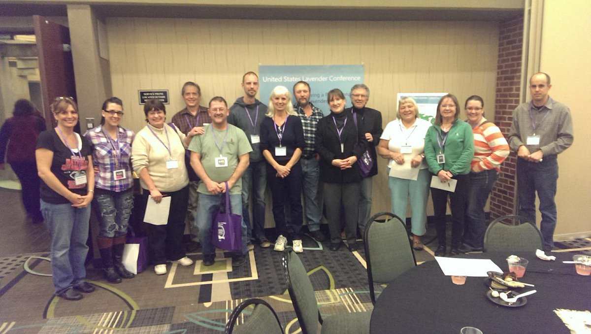 uslavender's tweet photo. USLGA Midwest Region talking it up at USLC 2015. #uslavender http://t.co/gJi80Z6TlC