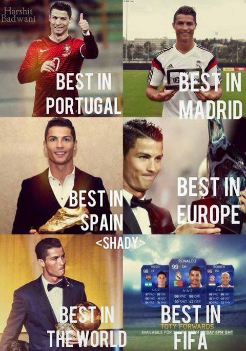 OtroMerengue's tweet photo. Cristiano mejor jugador de:

- Portugal
- Madrid
- España
- Europa
- Mundo
- FIFA http://t.co/FSEOYEeEHS