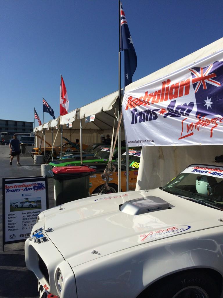 AusTransAm's tweet photo. Back at #NZFMR @HamptonDowns to do it all again this weekend! #ATA #HMC #MuscleCarBattle #LookingGood http://t.co/q9RBRdtxdT