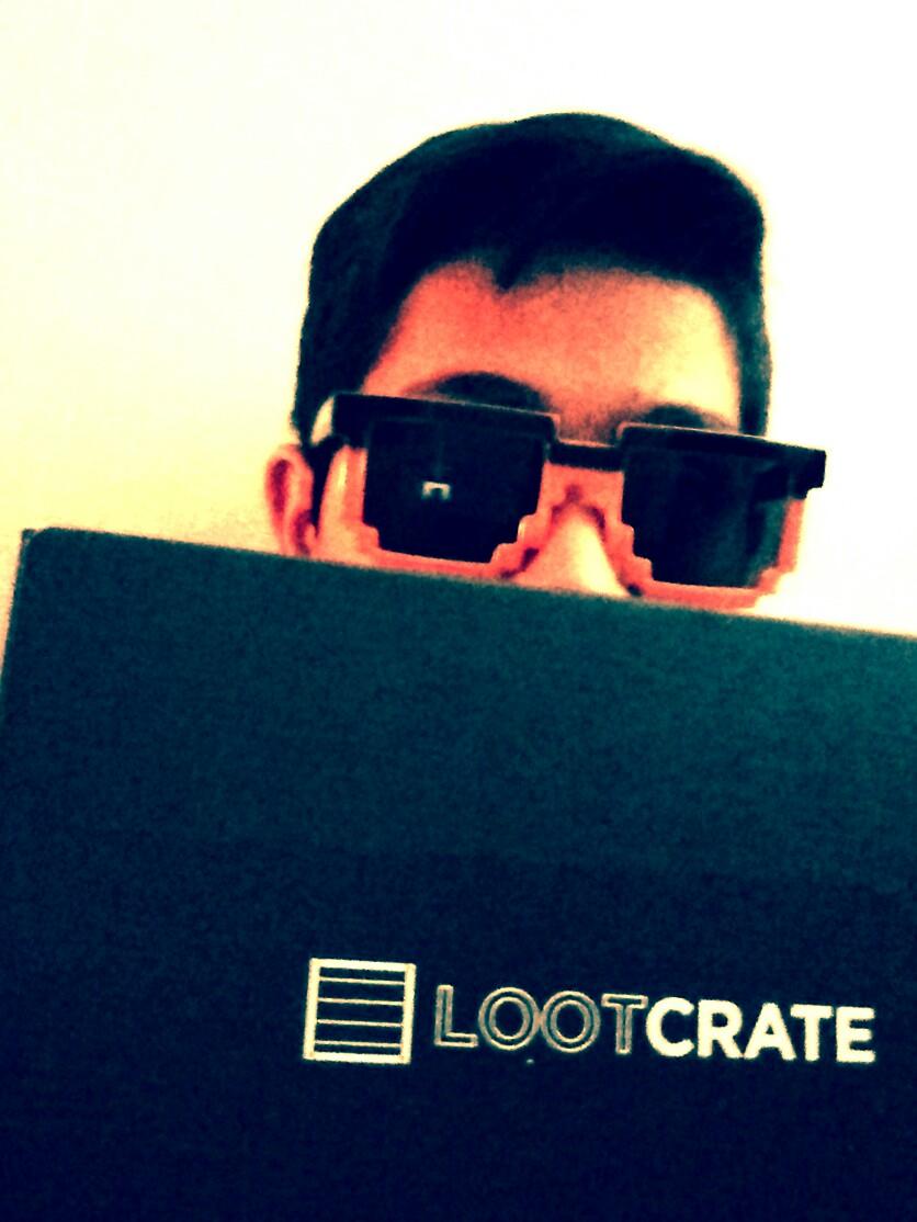 JaySinanan's tweet image. That moment when you get your #LOOTCRATE in the mail!