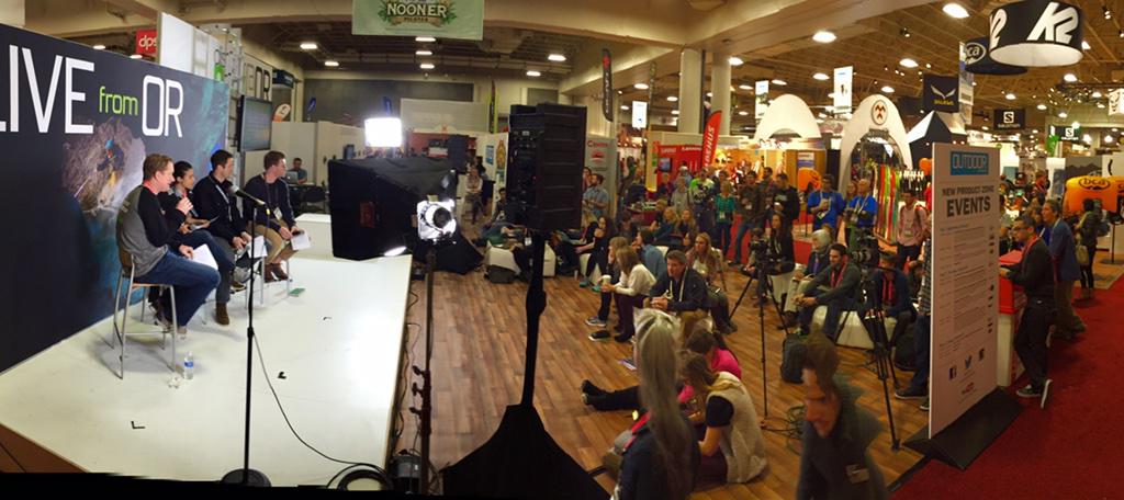 Had a great time discussing social media with <a href="/readypulse/">ReadyPulse</a> on the <a href="/OutdoorRetailer/">Outdoor Retailer</a> Live Show panel! Great crowd :)