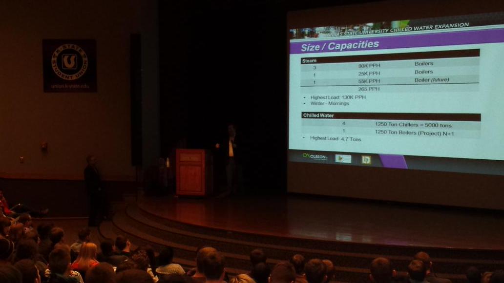 RussMurdockKSU's tweet photo. Lost in shadows, but huge thanks to Dave Roberts &amp; Mark Baschamp from @olsson_assoc  for speaking @ KSU ARE's Seminar http://t.co/wN5iLXUYLB