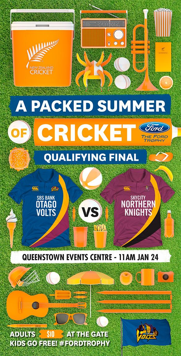 ODT_ZQN's tweet photo. Two double passes to tomorrow's #FordTrophy cricket game for grabs - tweet us by 5pm &amp; to be in to win #OtagoVolts http://t.co/9V3il46TJP