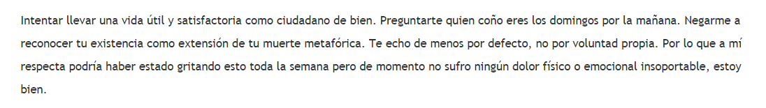 tejiendonubes's tweet photo. "Te echo de menos por defecto,
no por voluntad propia."

#sarapalma
http://t.co/HoNCh0ctDe http://t.co/dtPXi25kOw