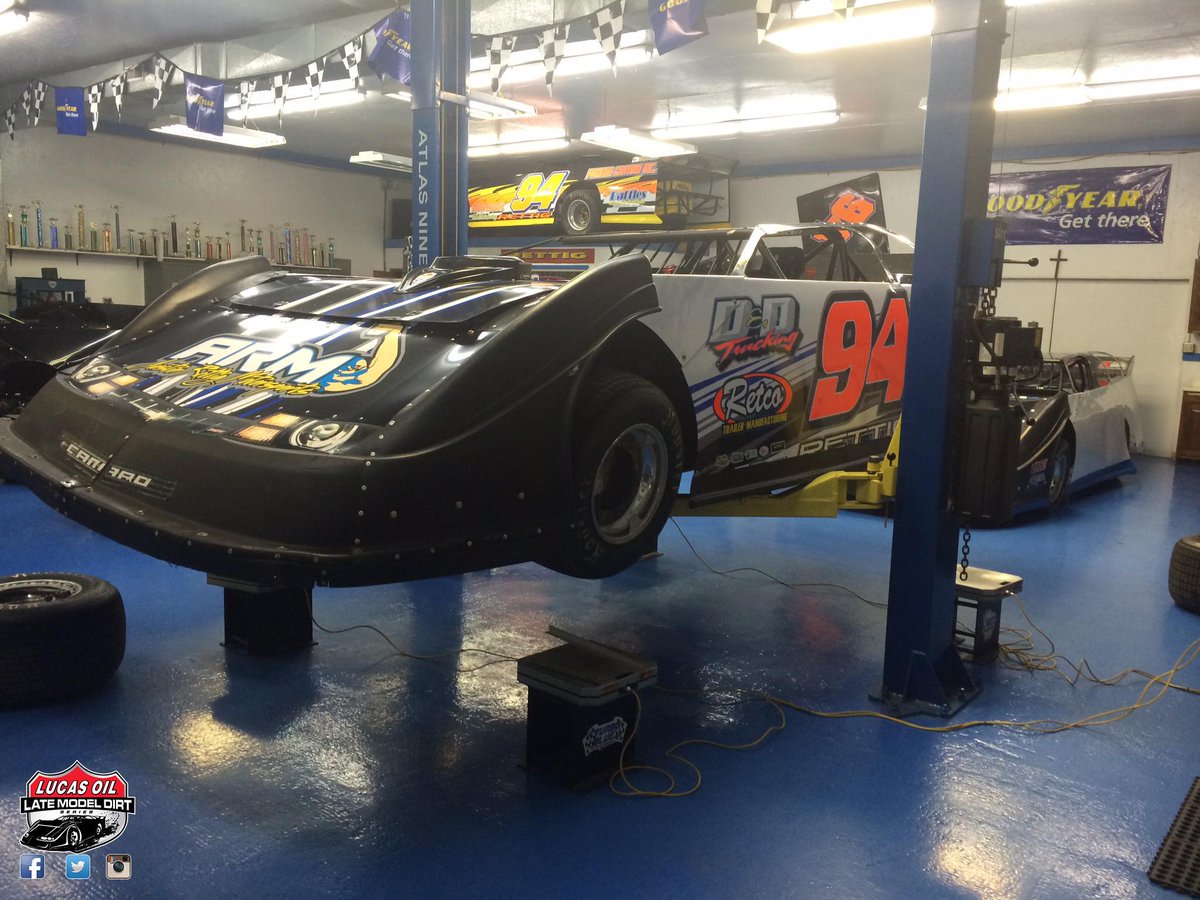 <a href="/Rettig01/">Annan Jenne</a> Austin Rettig is busy getting his equipment ready for @gispeedway and <a href="/eastbayracepark/">East Bay Raceway</a>