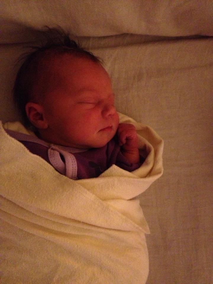 mylesdavid's tweet photo. Feeling like the luckiest man in the world once again. #DaughterNumberTwo #Family http://t.co/pA7v4uYkQP