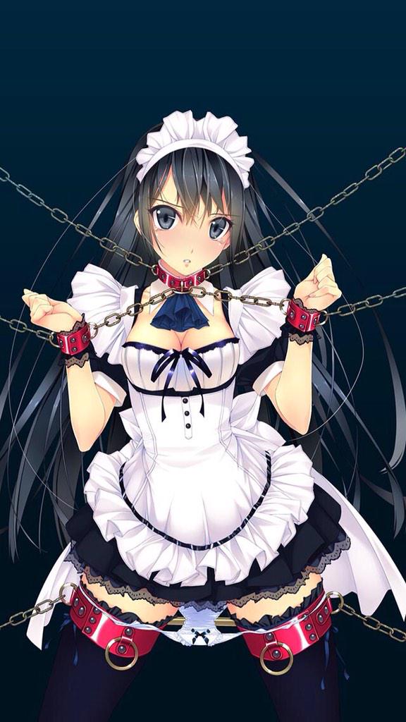 AlphaWolfMel's tweet image. *Is chained up and drugged, is half out of it and in a strange outfit with my panties pulled down, blushing* open rp.