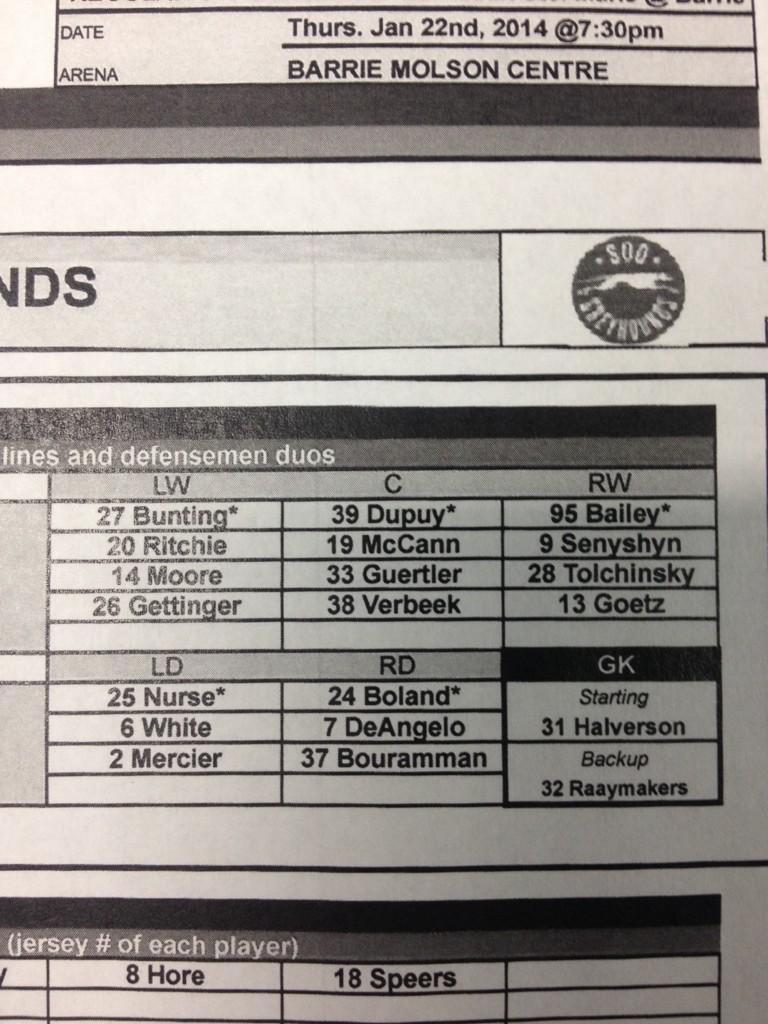 OHLHoundPower's tweet photo. It's time for your @TimHortons line up: http://t.co/sI09jT2ndh