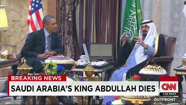 OutFrontCNN's tweet photo. He was always candid and had the courage of his convictions - Pres #Obama releases a statement on #KingAbdullah http://t.co/6EJANnX7rP