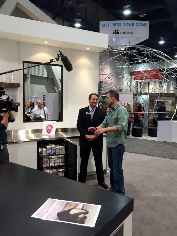 ulinecorp's tweet image. Had a blast chatting up our new 24&quot; freezer with @DIYDevlin @hgtv thanks for stopping by! #KBIS2015