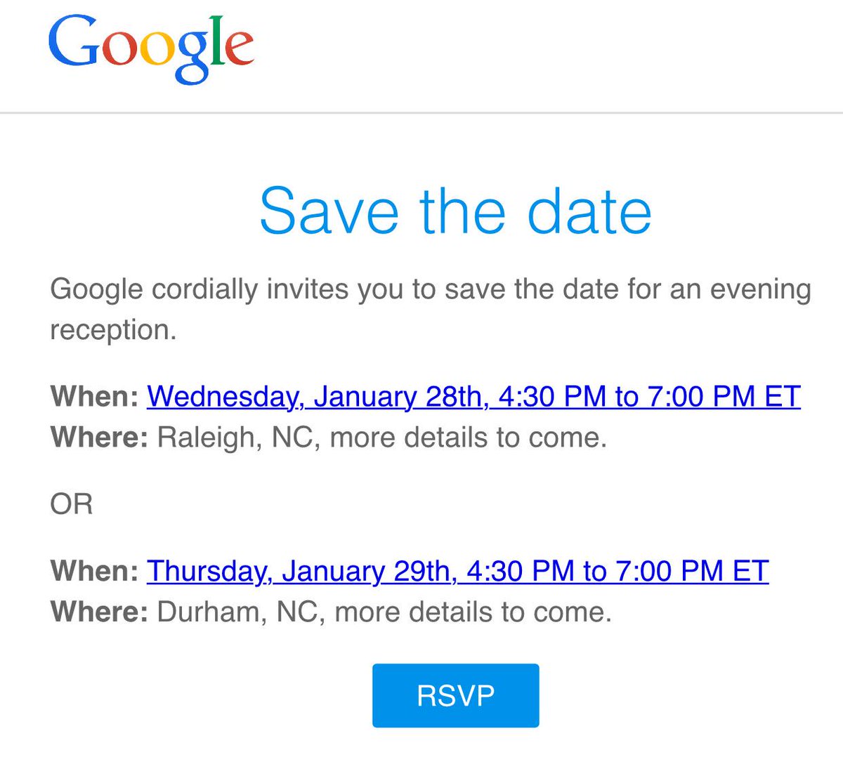 NewRaleigh's tweet photo. Looks like Google Fiber has chosen Raleigh and Durham for its next expansion cities http://t.co/mnP07P1uZM