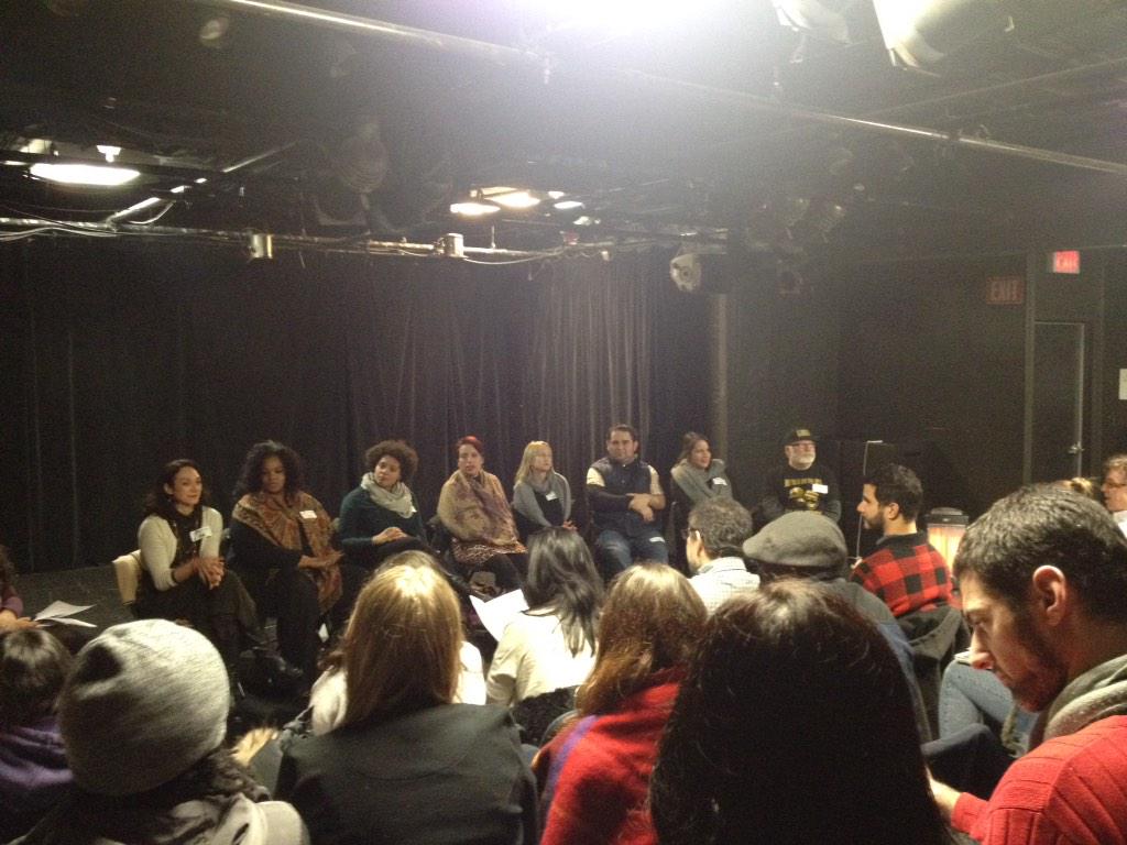 TRUYPAC's tweet photo. .@TRUonline #diversity in Theatre panel. http://t.co/AyWbDzrWON