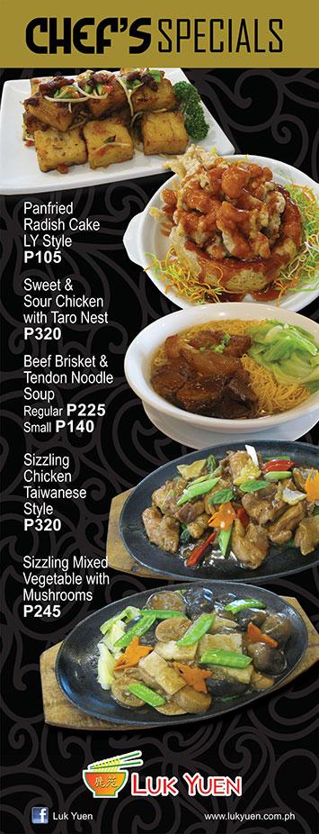 Luk yuen menu deals