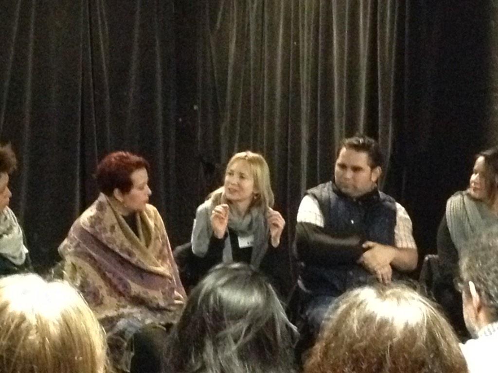 TRUYPAC's tweet photo. "Creating theatre that looks like the world" #TRU #Diversity panel http://t.co/wswzdREalr