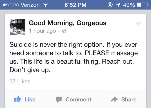 Just saw this on my FB news feed. I love @GorgeousTx ☺️❤️