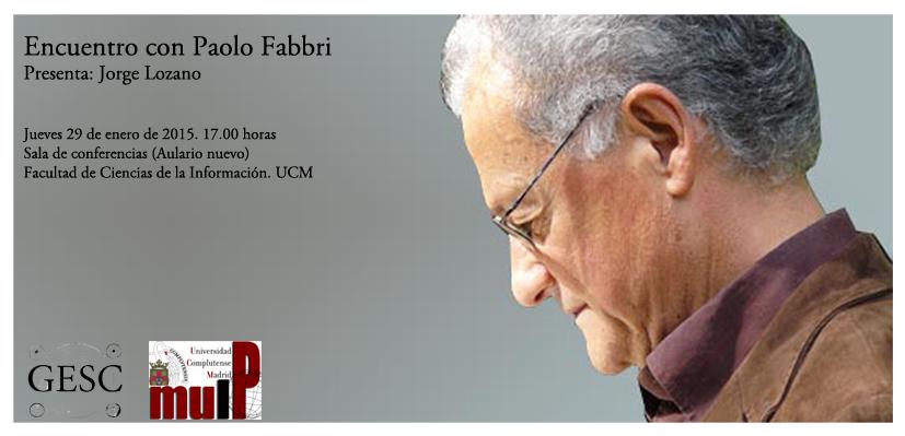 GESCsemiotica's tweet photo. Inauguramos nuestra cuenta de Twitter invitándoles a asistir al encuentro con Paolo Fabbri el 29 de enero en la UCM http://t.co/TwS9HlcrL7