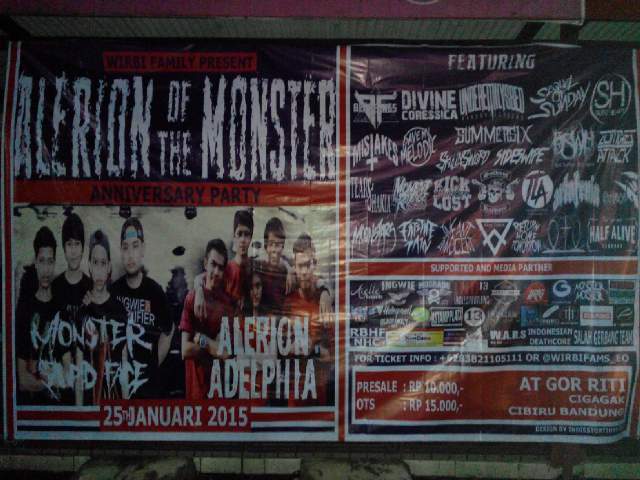 Yu H-2 nih kwan jangan lupa ya beli ticket krna bakl banyak band band edan jdi jngan kalian lewatkan Cc:<a href="/ingwie10/">INGWIE GLASSESWEAR </a>