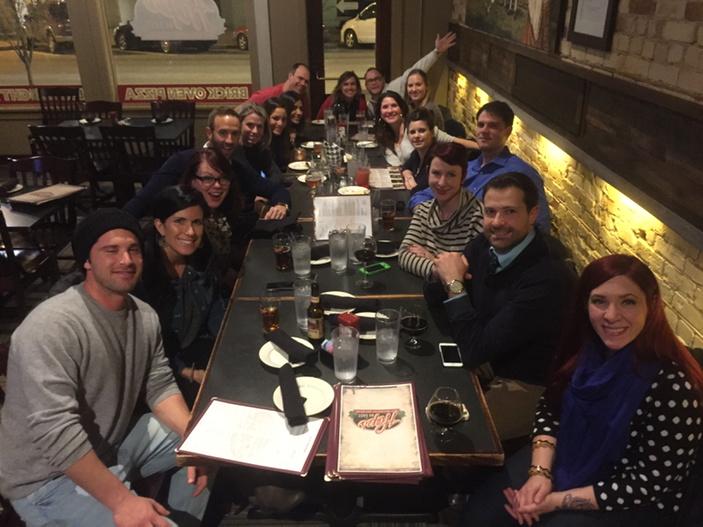 RJStelter's tweet image. Celebrating a fantastic week with our #SMBBootcamp crew. Congrats @smack1985 on becoming a homeowner!