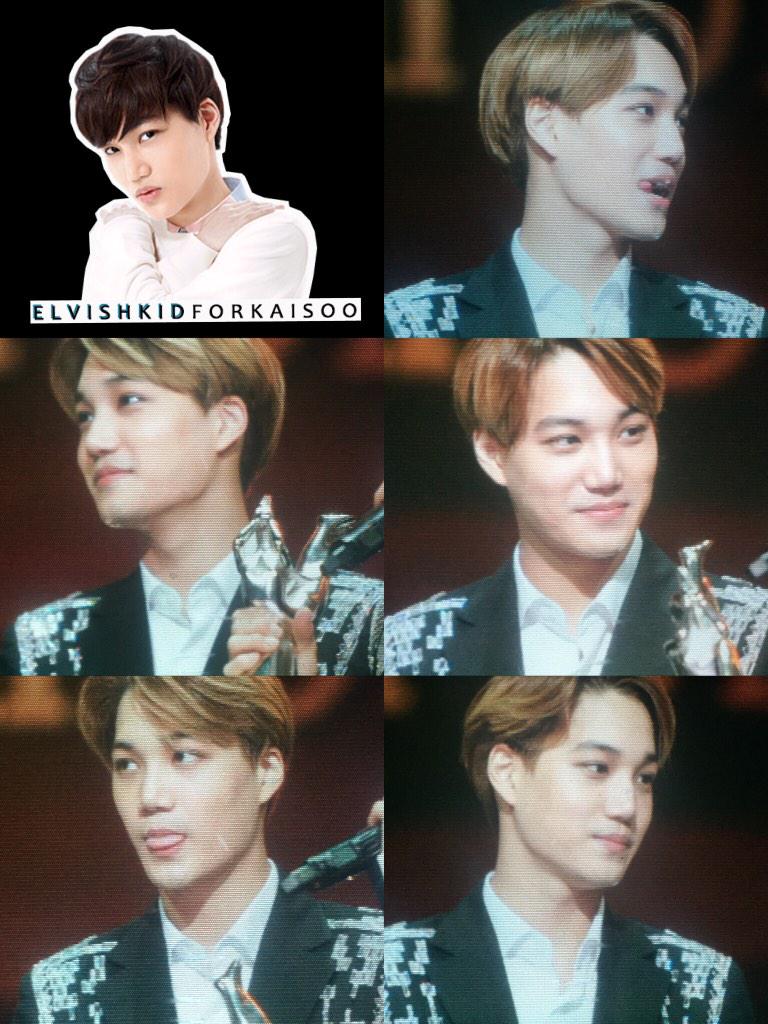 elvish_kid's tweet photo. 20150115 金唱片预览 #카이 http://t.co/mjlhFfdXXO