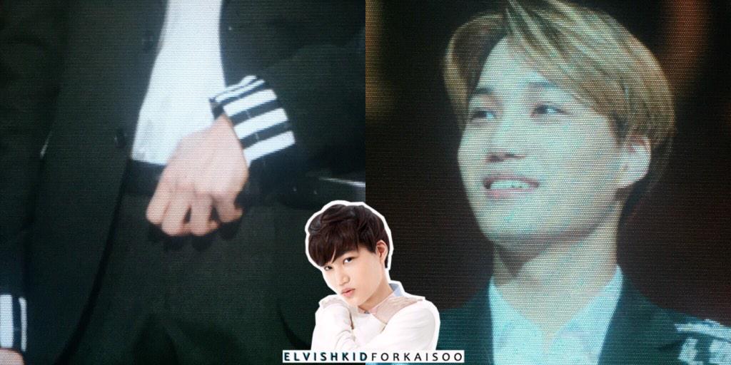 elvish_kid's tweet photo. 20150115 金唱片预览 #카이 http://t.co/mjlhFfdXXO