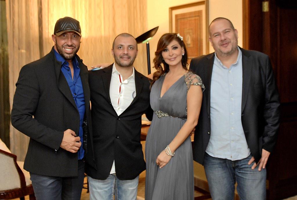 elissakh's tweet photo. With my friends @Wadih_Elnajjar , @hubs76 and my super manager @aminabiyaghi 😜 http://t.co/3t2KVUGvap