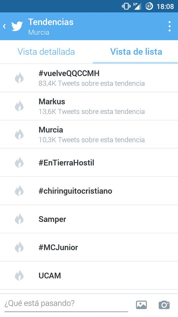 DecydeTalks's tweet photo. Vaya, esto no lo habíamos visto! Fabuloso
"@Gonkasevilla: @UCAM #TrendingTopic nacional gracias a #Decyde5 http://t.co/7voeaeFkYV"