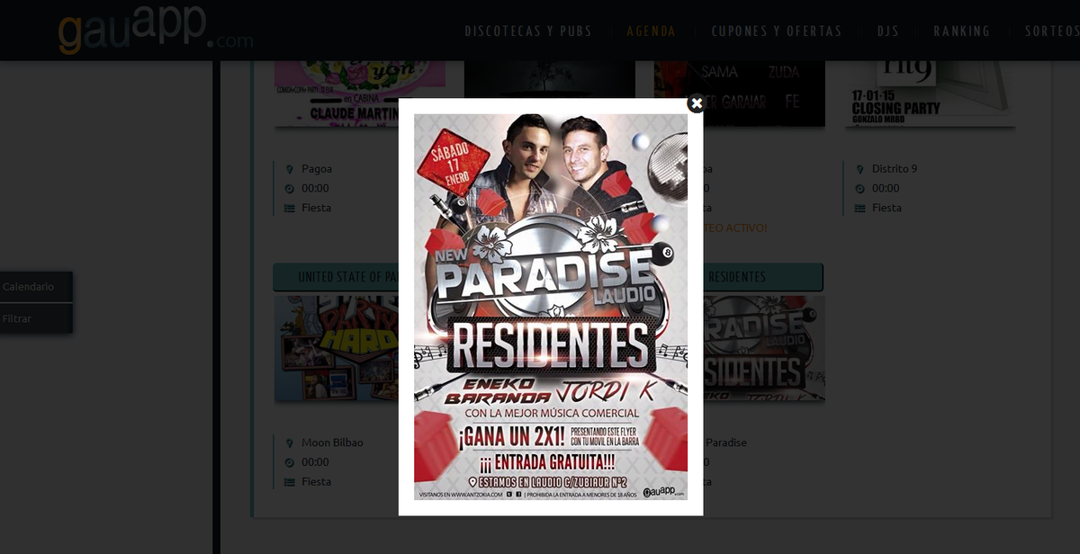 gauapp's tweet photo. #llodio Entrada GRATUITA y precios económicos en @paradiselaudio con @Dj_Jordi_k y @ENEKOPARADISE ! No faltes! http://t.co/TLdNBOxSUK