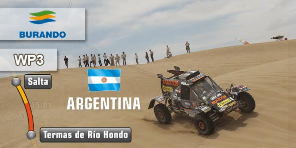 Tom Coronel Just passed WP3 for now  as 64th, keep going Tommie
#dakar2015 #maxxisdakar Thanks <a href="/burandomaritime/">Burando Maritime</a> !