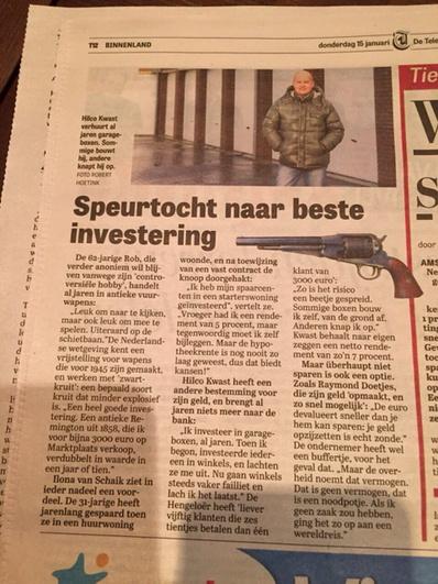 Driemanschap heeft mijn inziens een goede neus voor beleggingen