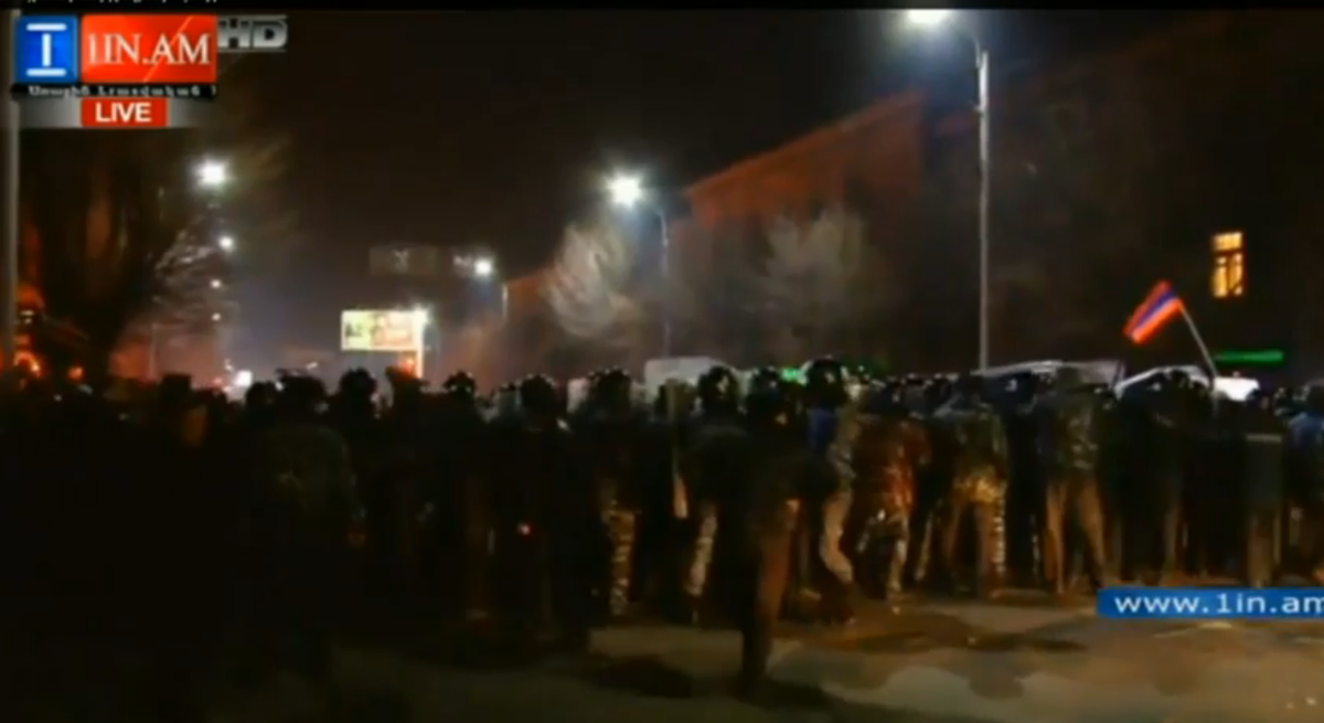 RT on Twitter "Protesters/police stand off outside Russian Consulate