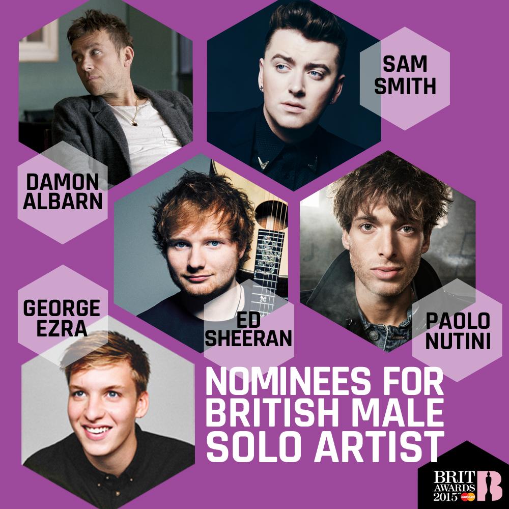 BRIT Awards On Twitter BRITs2015 British Male Solo Artist Nominees brit-awards-on-twitter-brits2015-british-male-solo-artist-nominees