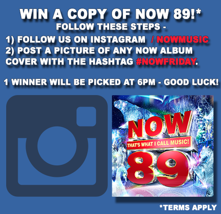 NOWMusic's tweet photo. It's #NOWFriday! Want to win a copy of #NOW89? Simply follow the instructions, good luck! http://t.co/Ftfry5iZK7