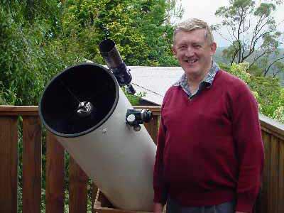 redmondscience's tweet photo. Here is a shot of Rev. Robert Evans and his telescope. #spaceisrad #MrRedmond #SHNE http://t.co/PQ4s8HwooA