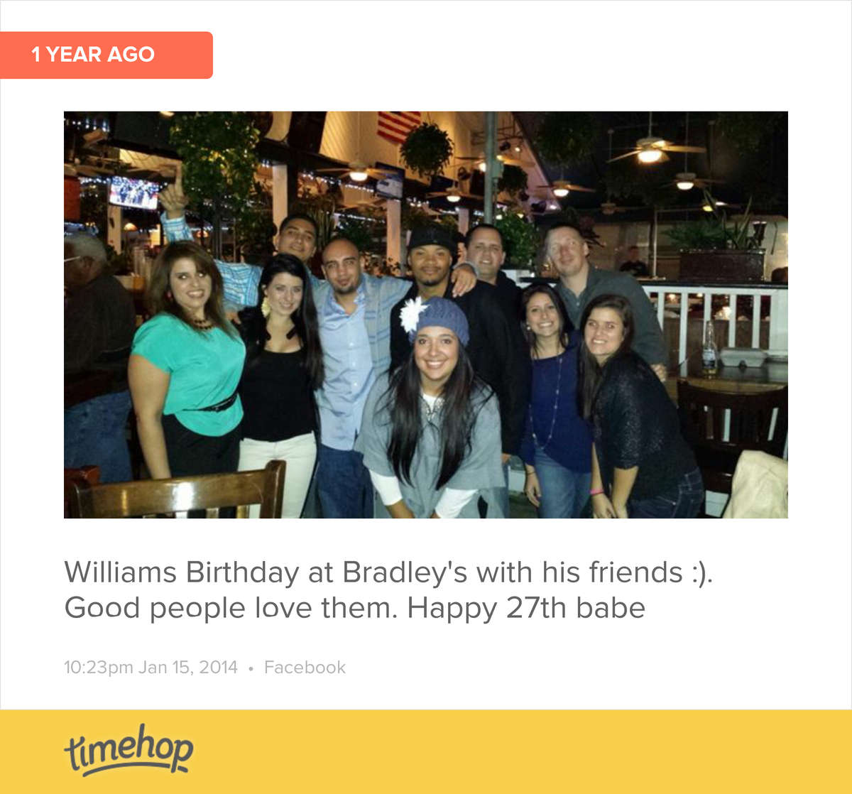 JillianEve2's tweet photo. Happy birthday Will!!!!  Good times!!!   http://t.co/LJ9yH2sntJ http://t.co/B6IcO51onF