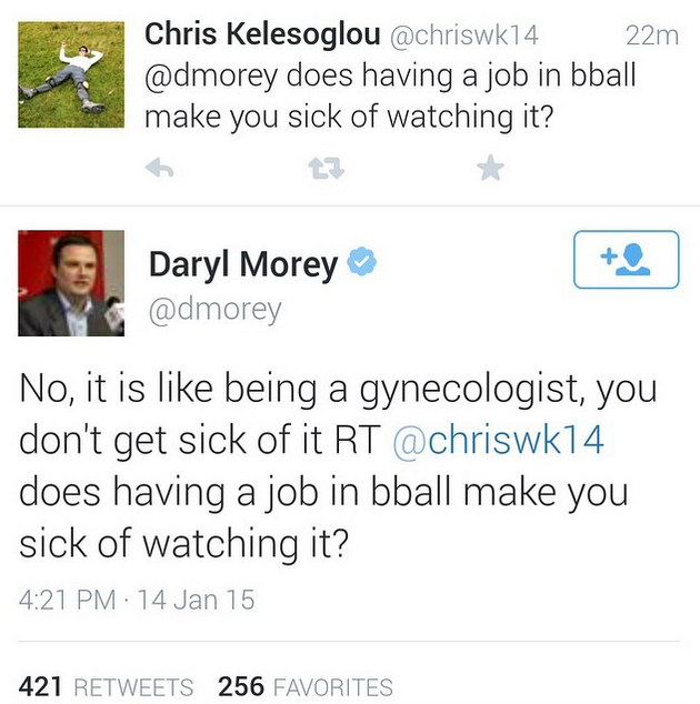 totalfratmove's tweet photo. Being the GM for a professional sports franchise, also being a PR nightmare. #TFM http://t.co/XITov90Am2