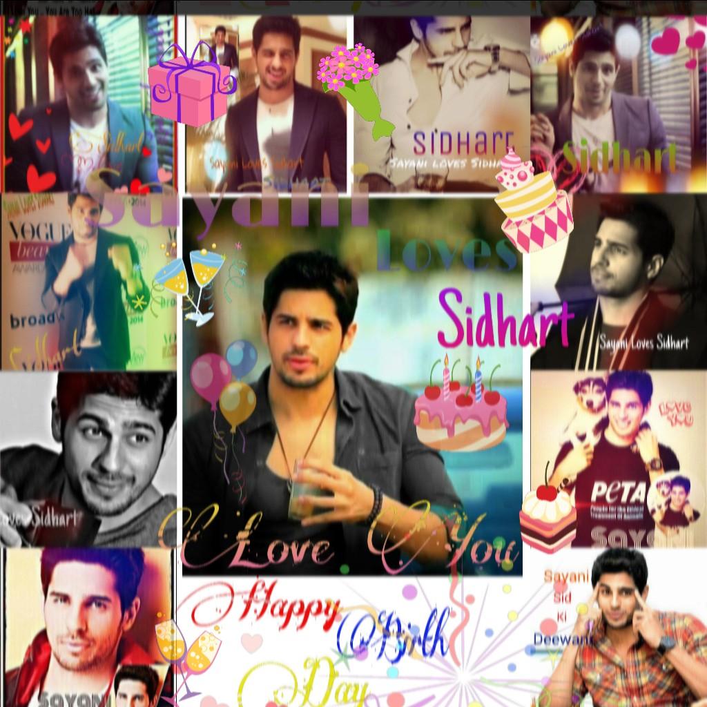  Many Many Happy. Retunes Of The DaybMy Hero
Happy Birthday Sidharth Malhotra
Love you Soooooomuch.      