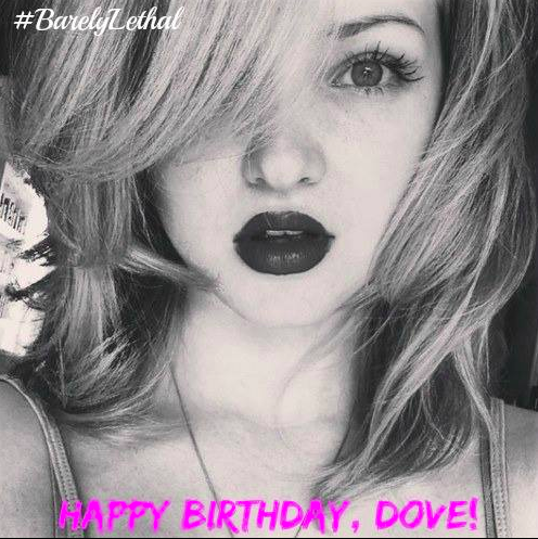 BarelyLethalMov's tweet photo. Happy Birthday to our own "Liz Larson," @DoveCameron! #sonickel #barelylethal http://t.co/pBrAhmVw1b
