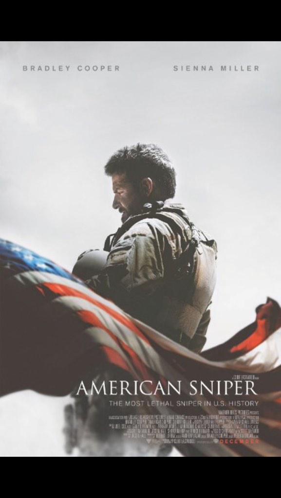 cathy831030's tweet photo. Thk u Clint Eastwood for bring a hero to life &amp; Bradley Cooper's sensational portrayal of Chris Kyle #AmericanSniper http://t.co/F1T59bJxn7