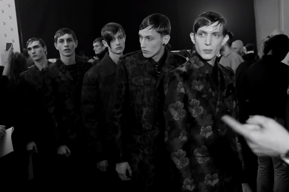 tmagazine's tweet photo. An exclusive backstage look at @WorldMcQueen men’s fall/winter 2015 show: http://t.co/hOo5PDOZYi http://t.co/zHDSfhjzQb