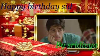  Happy Birthday Sidharth Malhotra 
