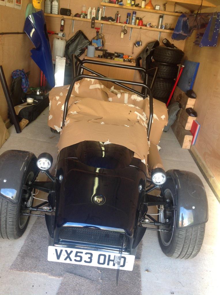 Looking more like a racer now